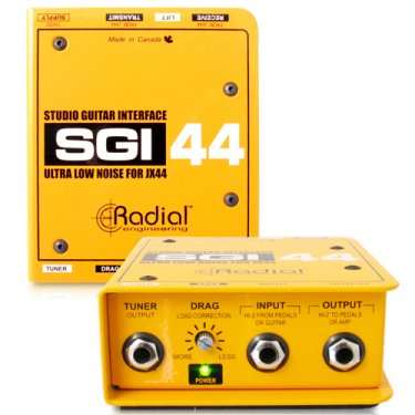 浙江Radial,SGI 44,现场吉他远程传输DI直插盒,吉他信号扩展器,录音室吉他接口,吉他DI盒,