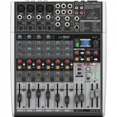 浙江百灵达 Behringer X1204USB 模拟调音台 USB声卡调音台 直播K歌调音台