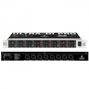 浙江百灵达 Behringer DI800 V2 八路DI盒 线路型号DI盒 非平衡信号转平衡信号 多功能ID盒