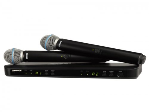 浙江Shure麦克风 舒尔麦克风 BLX288/B58 一拖二手持无线麦克风 